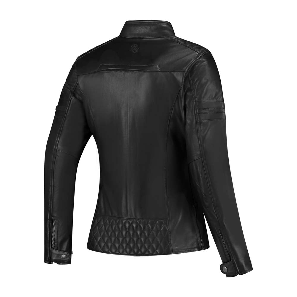 Rusty Stitches Joyce V2 Ladies Leather Jacket Black - FREE UK Delivery, FREE 365 Day Returns | Moto Central