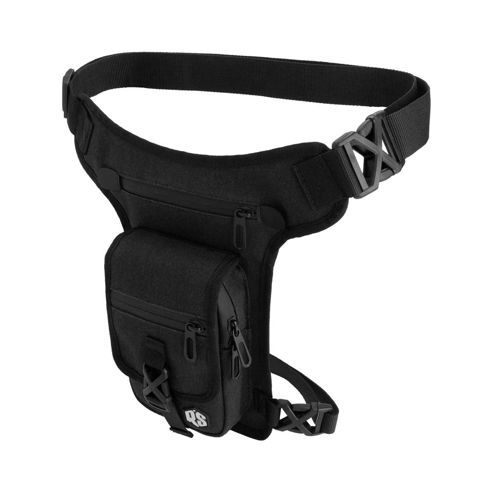 Rusty Stitches Kai Bag Black - FREE UK Delivery, FREE 365 Day Returns | Moto Central
