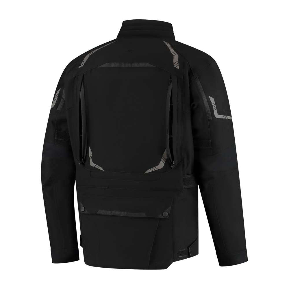 Rusty Stitches Kane Textile Jacket Black - FREE UK Delivery, FREE 365 Day Returns | Moto Central