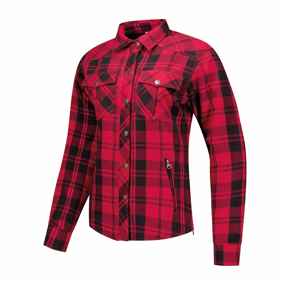 Rusty Stitches Liss V2 Ladies Textile Jacket Red / Black - FREE UK Delivery, FREE 365 Day Returns | Moto Central