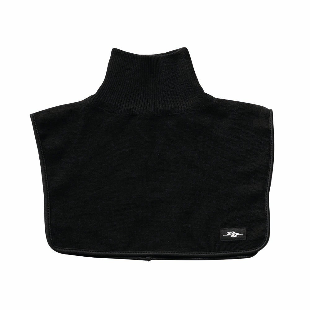 Rusty Stitches Woven Neck Warmer Black - FREE UK Delivery, FREE 365 Day Returns | Moto Central
