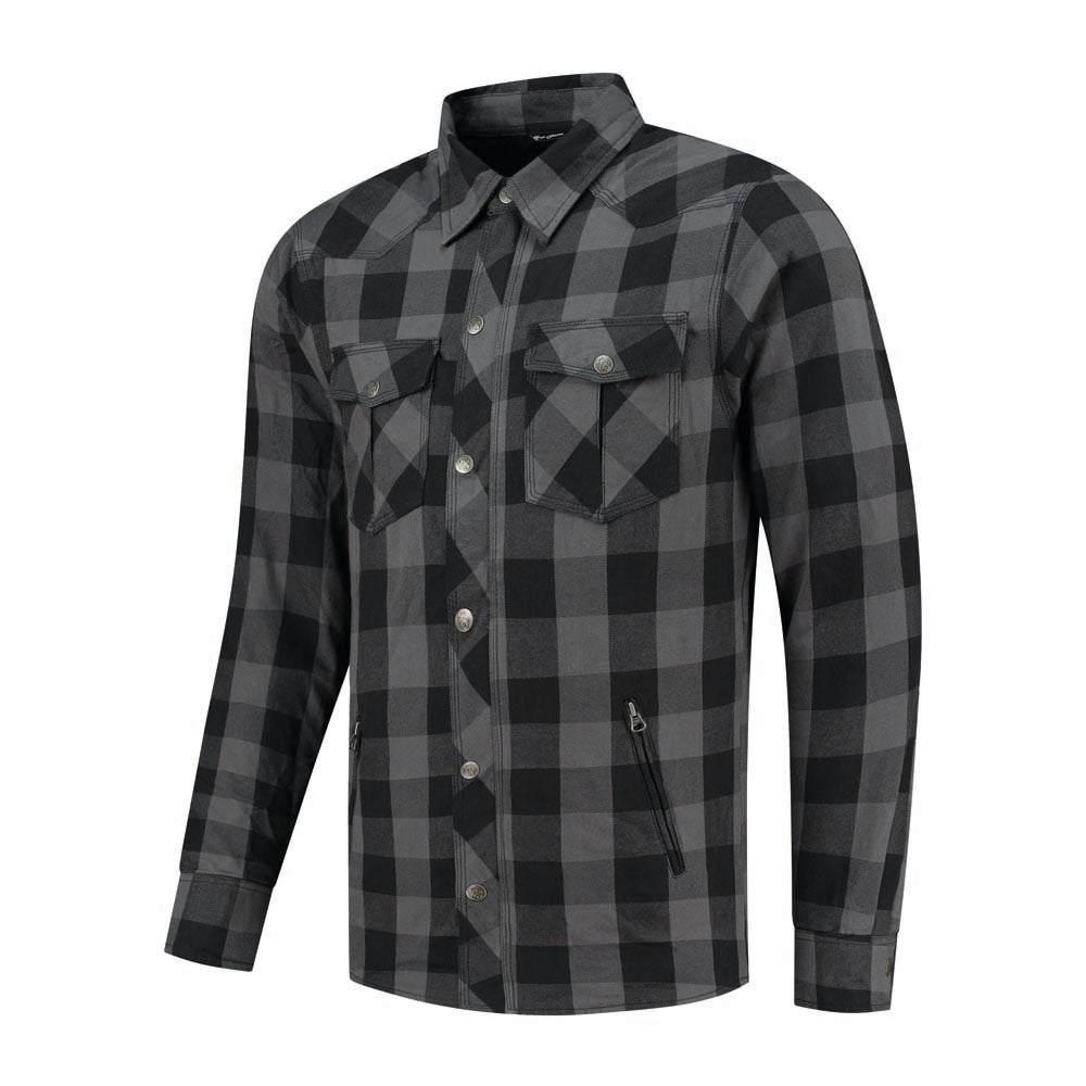 Rusty Stitches Neil V2 Textile Jacket Grey / Black - FREE UK Delivery, FREE 365 Day Returns | Moto Central