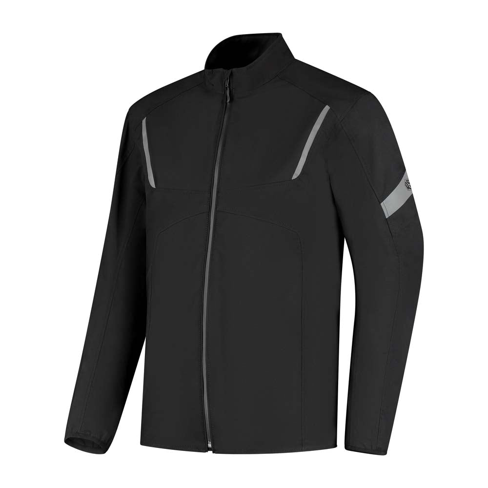 Rusty Stitches Nico Rain Over Jacket Black - FREE UK Delivery, FREE 365 Day Returns | Moto Central