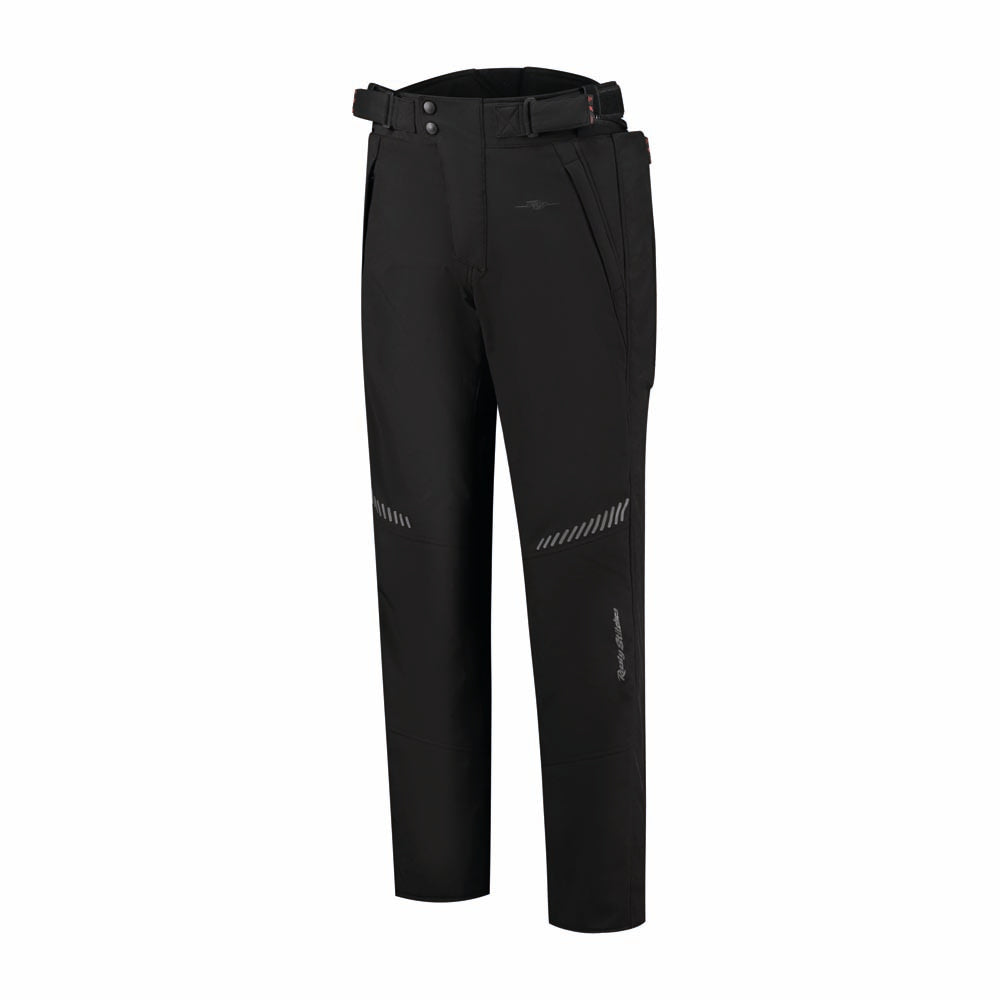 Rusty Stitches Softshell Over Rain Trouser Black - FREE UK Delivery, FREE 365 Day Returns | Moto Central