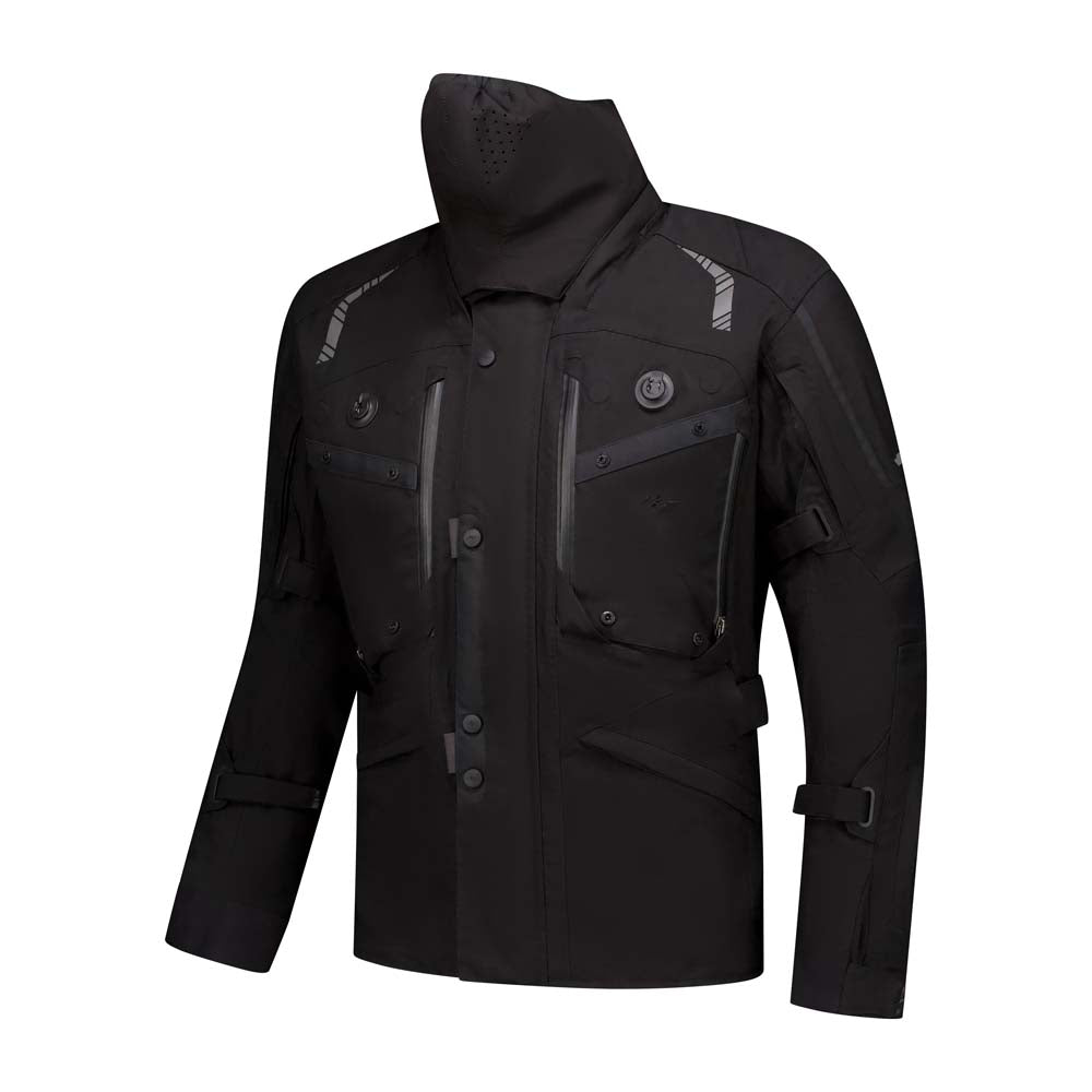 Rusty Stitches Kane Textile Jacket Black - FREE UK Delivery, FREE 365 Day Returns | Moto Central