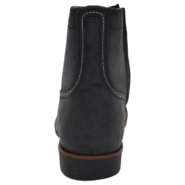 Rokker Moto Ranger Leather Boots Black – rear view