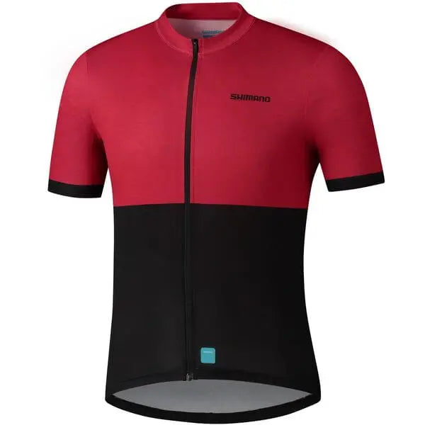 Shimano Element Jersey Red - FREE UK Shipping, FREE 365 Day Returns | Moto Central