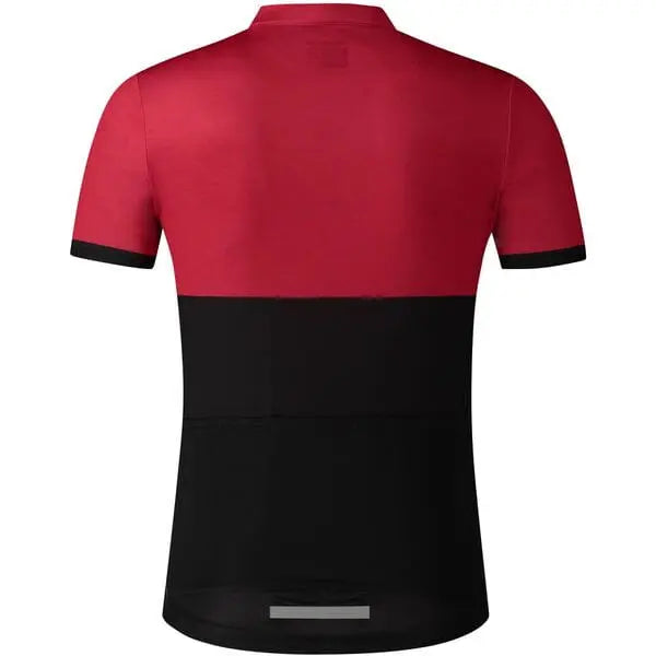 Shimano Element Jersey Red - FREE UK Shipping, FREE 365 Day Returns | Moto Central