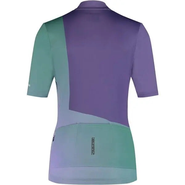 Shimano Sumire Ladies Jersey Purple / Green - FREE UK Shipping, FREE 365 Day Returns | Moto Central