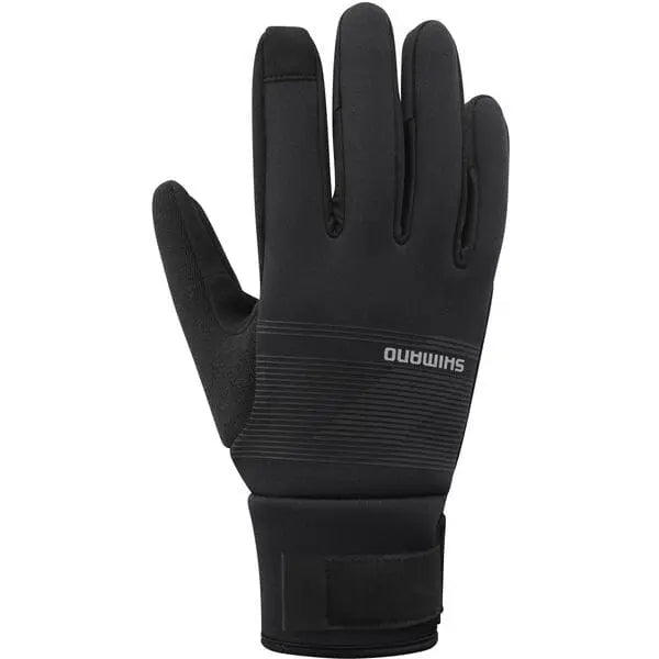 Shimano Windbreak Thermal Gloves Black - FREE UK Shipping, FREE 365 Day Returns | Moto Central