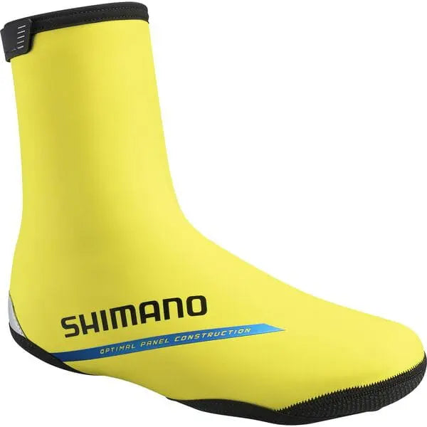 Shimano Road Thermal Shoe Cover Neon Yellow - FREE UK Shipping, FREE 365 Day Returns | Moto Central