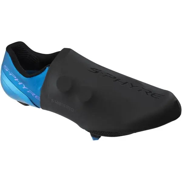 Shimano S-Phyre Half Shoe Cover Black - FREE UK Shipping, FREE 365 Day Returns | Moto Central
