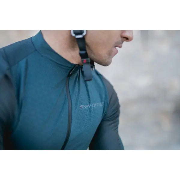 Shimano S-Phyre Flash Short Sleeves Jersey Black / Blue - FREE UK Shipping, FREE 365 Day Returns | Moto Central