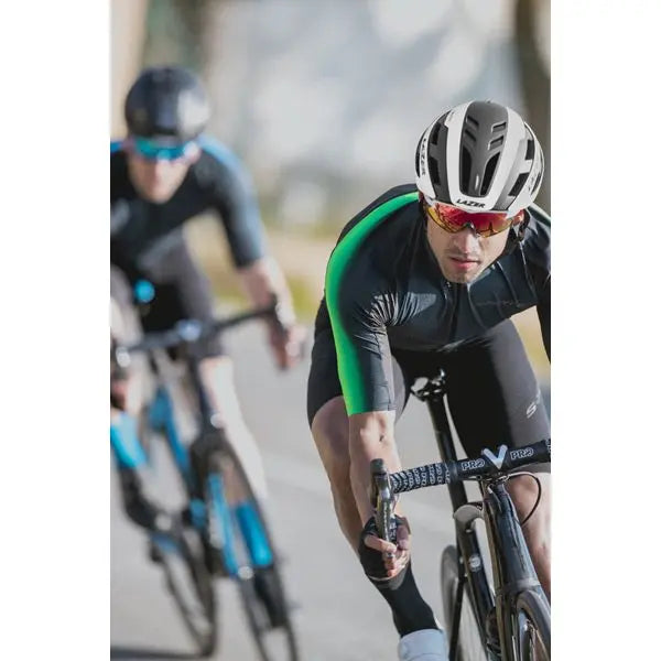 Shimano S-Phyre Flash Short Sleeves Jersey Black / Green - FREE UK Shipping, FREE 365 Day Returns | Moto Central