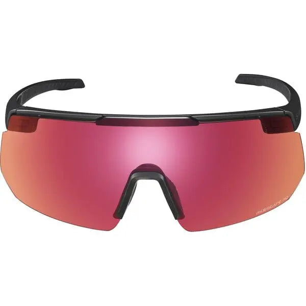Shimano S-Phyre Glasses Metallic Black For Ridescape Road Lens - FREE UK Shipping, FREE 365 Day Returns | Moto Central