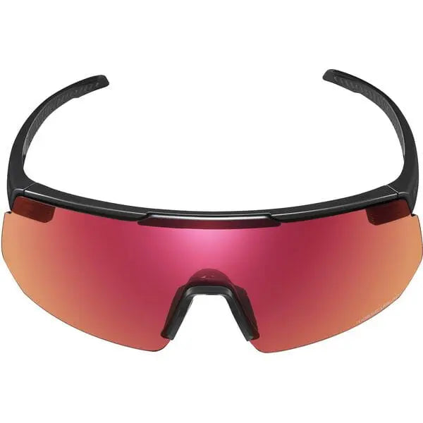 Shimano S-Phyre Glasses Metallic Black For Ridescape Road Lens - FREE UK Shipping, FREE 365 Day Returns | Moto Central