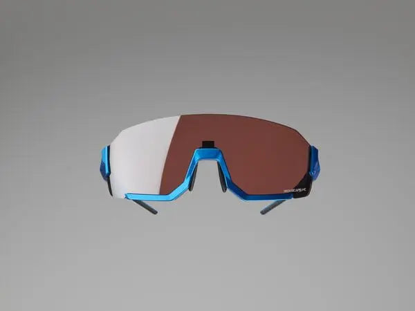 Shimano Aerolite Glasses Metallic Blue With Ridescape Road Lens - FREE UK Shipping, FREE 365 Day Returns | Moto Central