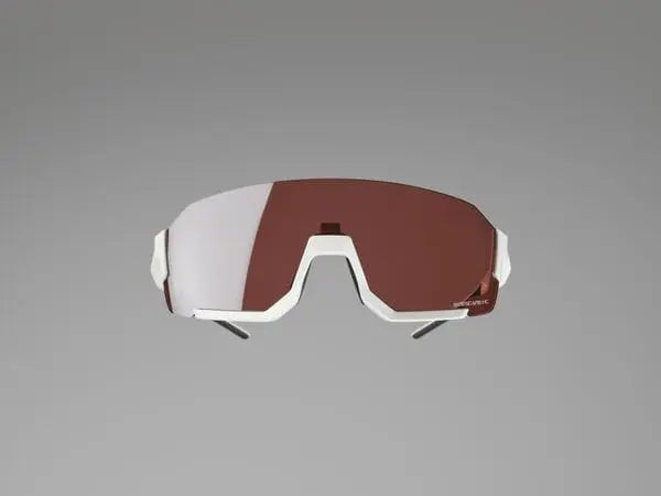 Shimano Aerolite Glasses Metallic White With RideScape Road Lens - FREE UK Shipping, FREE 365 Day Returns | Moto Central