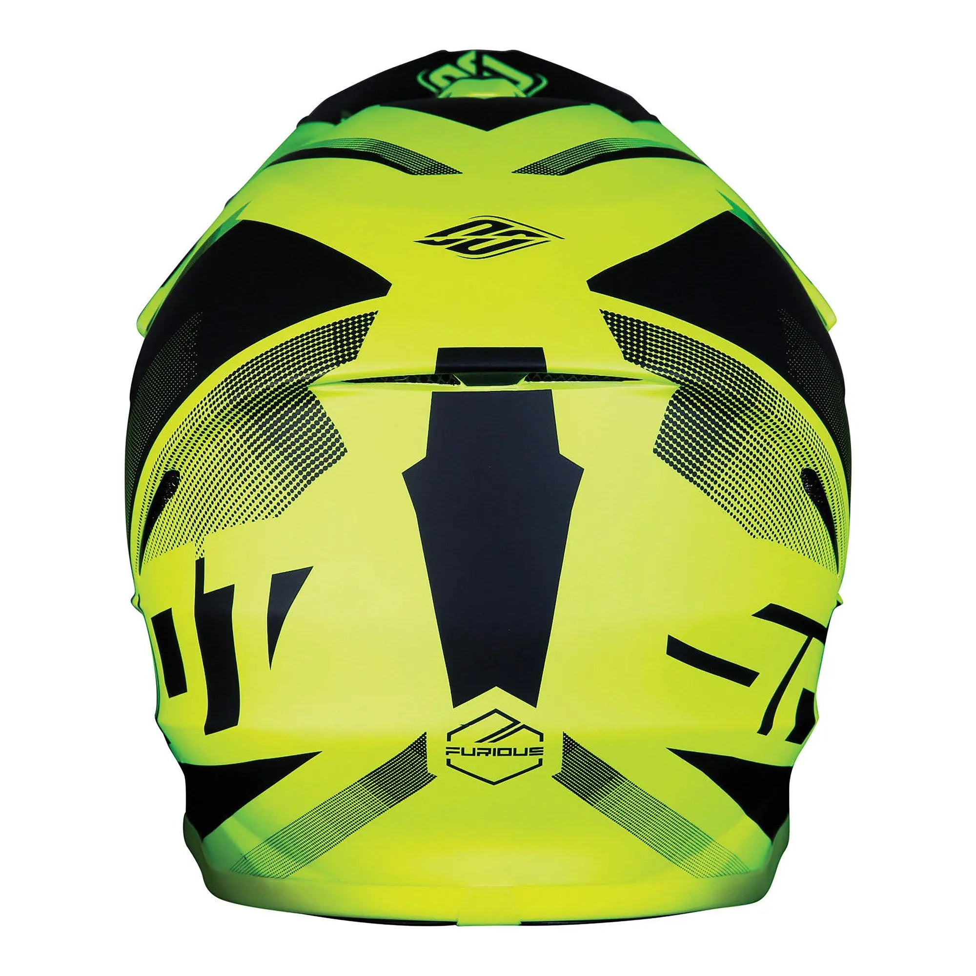 Shot Furious MX Helmet Ultimate Matt Neon Yellow - FREE UK Shipping, FREE 365 Day Returns | Moto Central