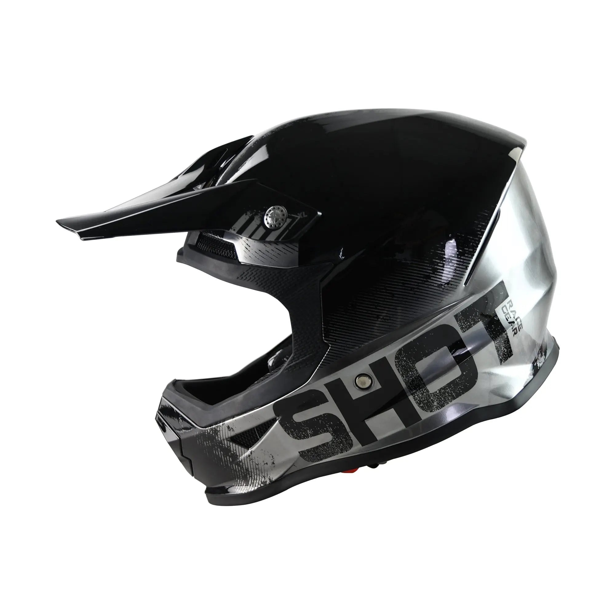 Shot Furious MX Helmet Coalition Silver Chrome - FREE UK Shipping, FREE 365 Day Returns | Moto Central