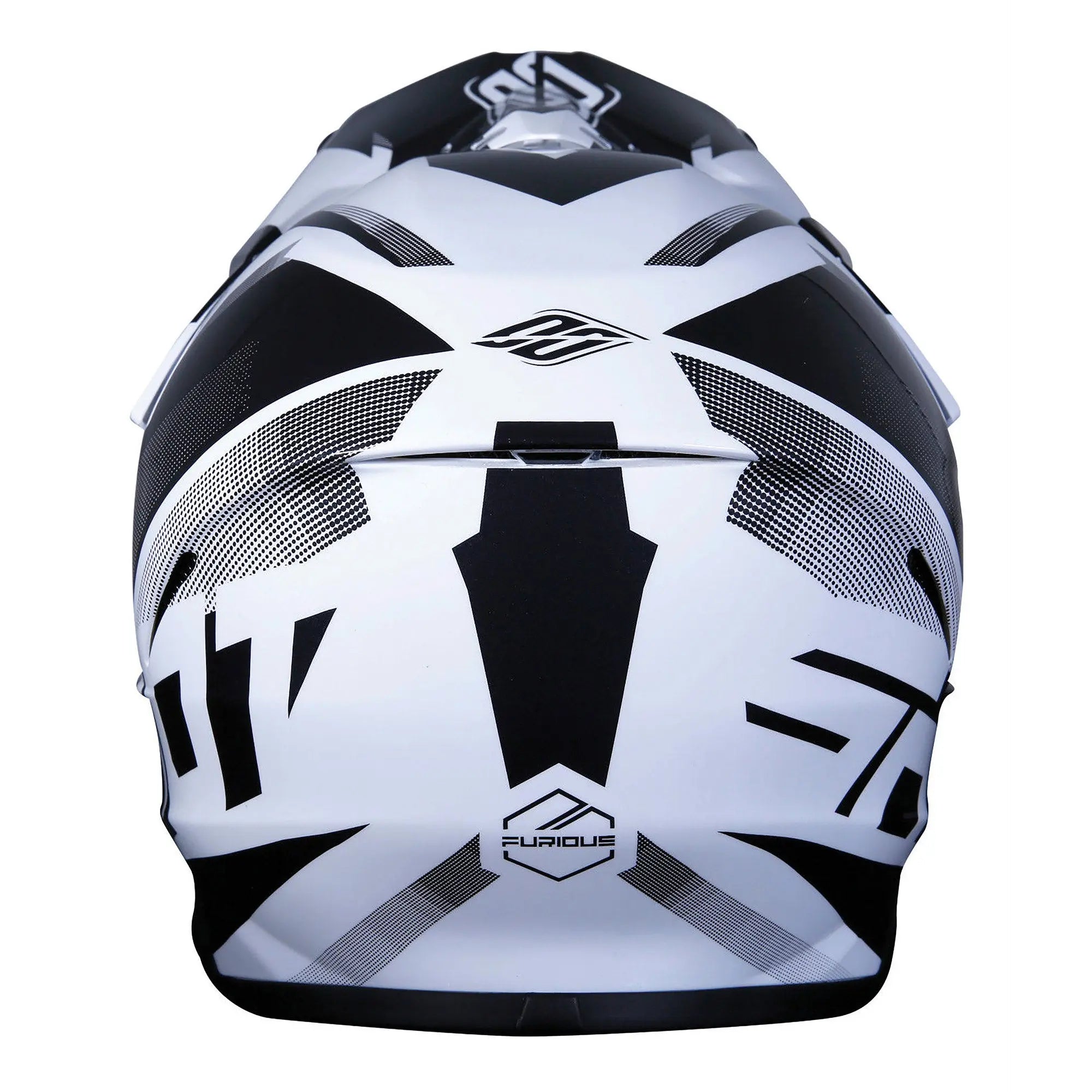 Shot Furious Youth MX Helmet Ultimate Black / White - FREE UK Shipping, FREE 365 Day Returns | Moto Central