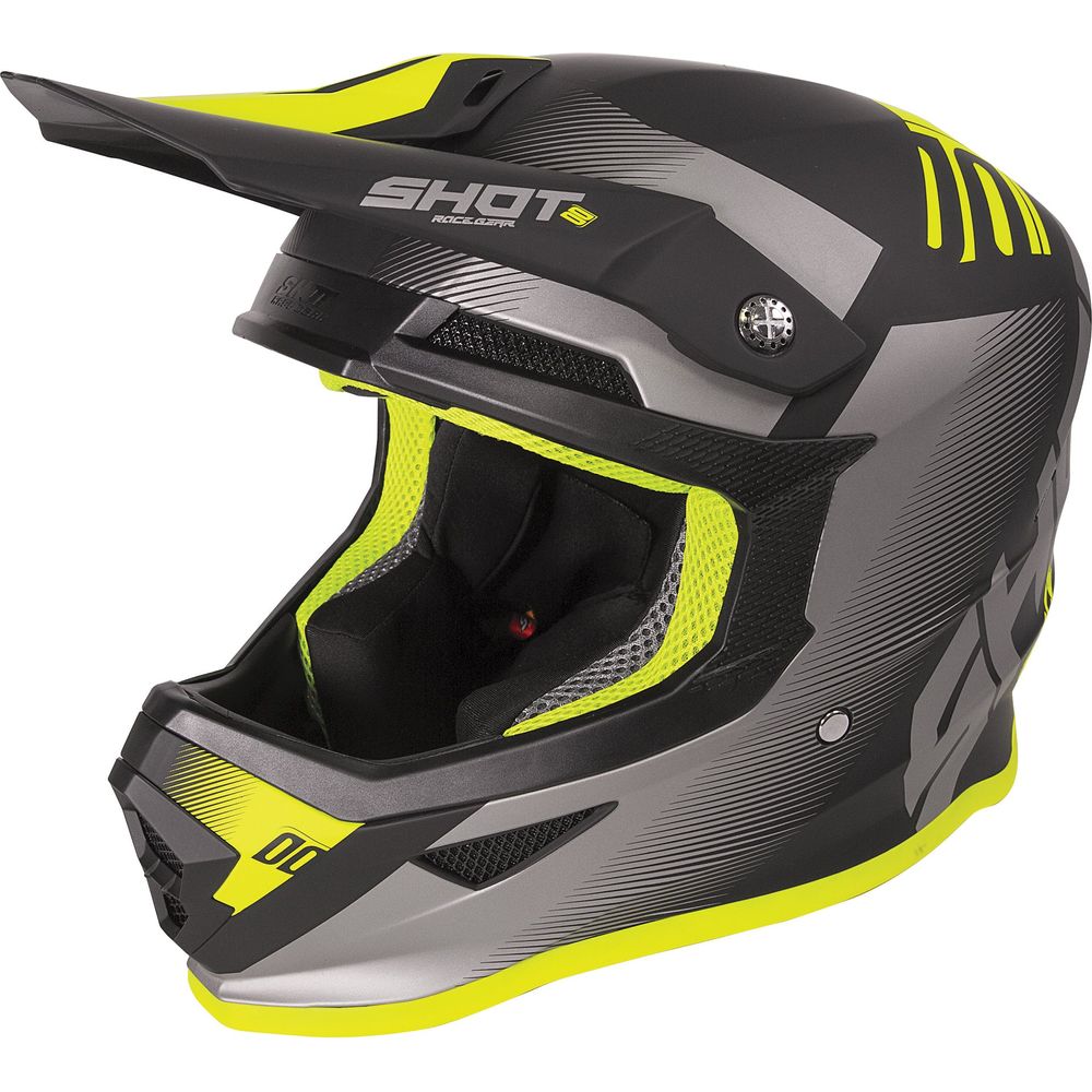 Shot Furious MX Trust Black / Matt Neon Yellow