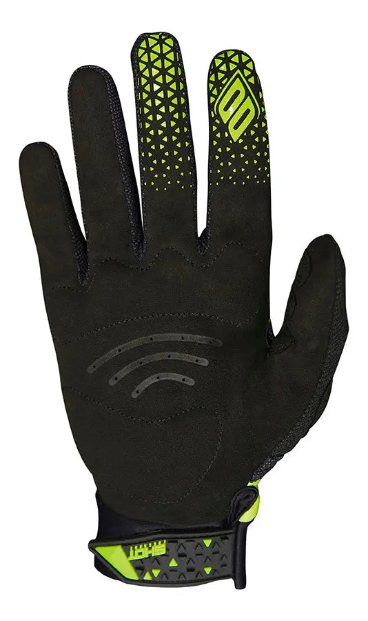 Shot Aerolite Delta Gloves Grey / Neon Yellow - FREE UK Shipping, FREE 365 Day Returns | Moto Central