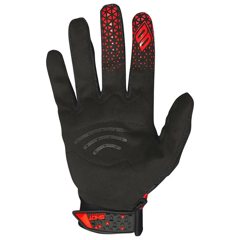 Shot Aerolite Delta Gloves Blue / Red - FREE UK Shipping, FREE 365 Day Returns | Moto Central