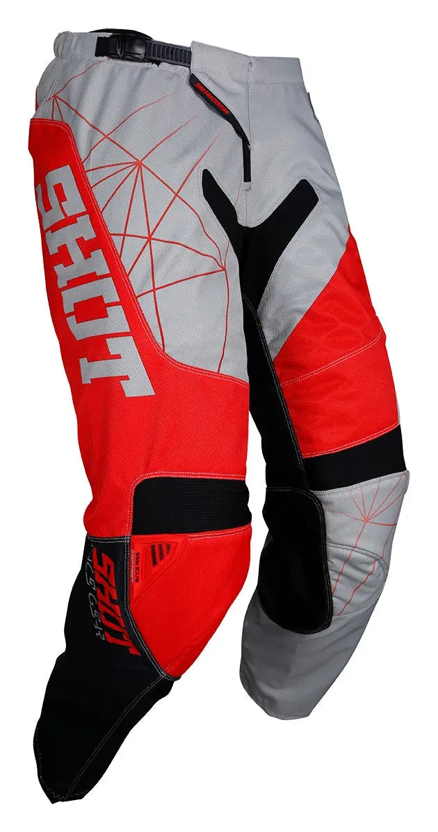 Shot Contact Infinite MX Trouser Grey / Red - FREE UK Shipping, FREE 365 Day Returns | Moto Central