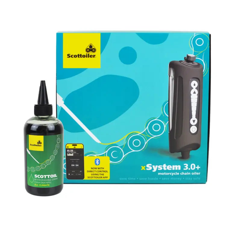 Scottoiler xSystem 3.0+ All Climate Biodegradable Green Scottoil FREE UK Delivery, FREE 365 Day Returns | Moto Central