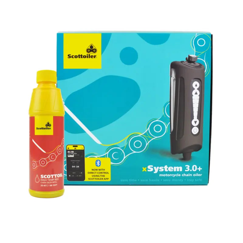 Scottoiler xSystem 3.0+ High Temperature Red Scottoil FREE UK Delivery, FREE 365 Day Returns | Moto Central