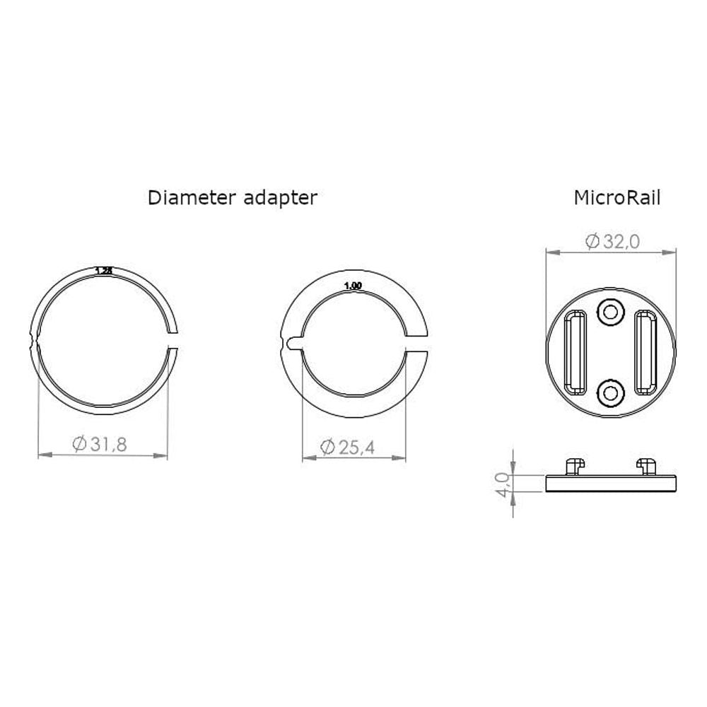 SP Connect Handlebar Mount Pro MTB Black