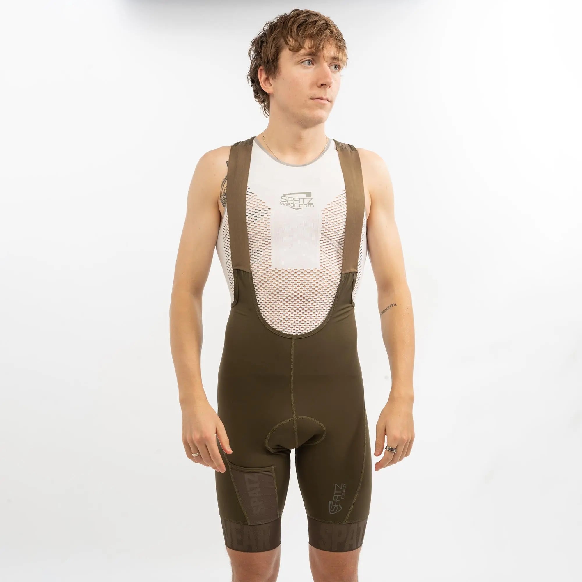 Spatzwear Convoy Bib Shorts Brown - FREE UK Shipping, FREE 365 Day Returns | Moto Central