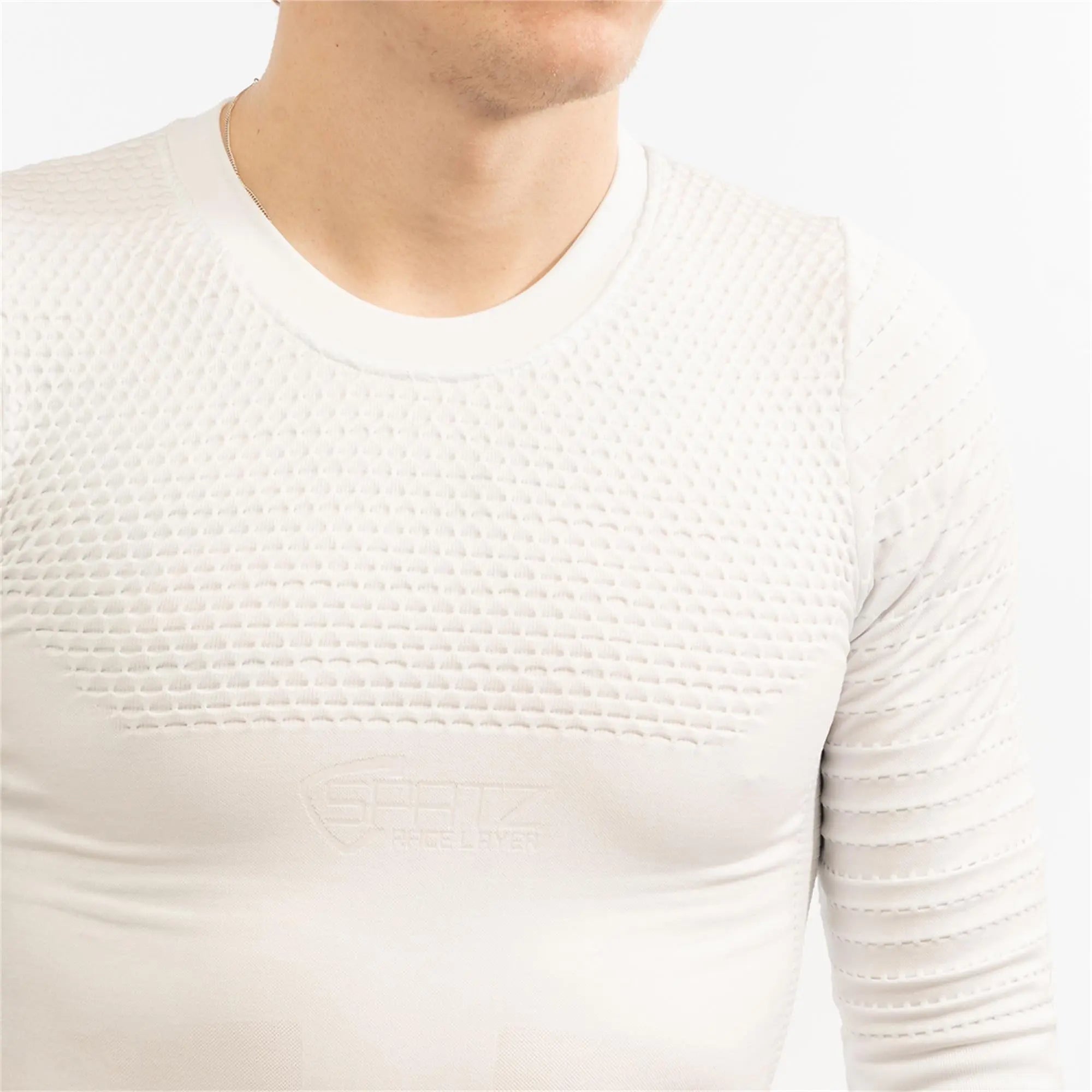 Spatzwear Race Layer Long Sleeves Base Layer White - FREE UK Shipping, FREE 365 Day Returns | Moto Central
