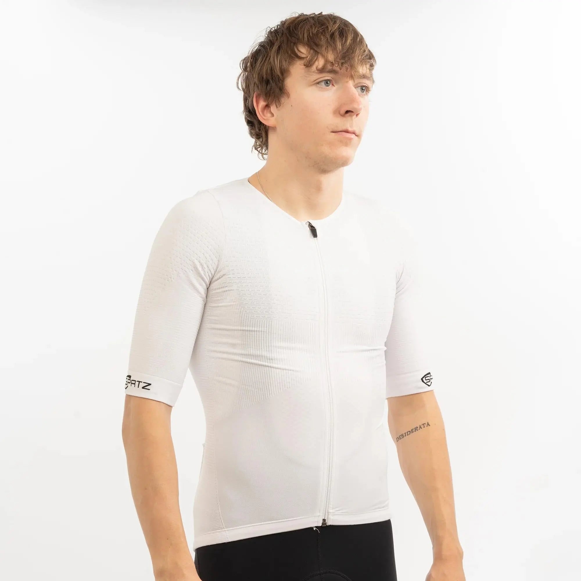 Spatzwear Shiftr3 Short Sleeves Jersey White - FREE UK Shipping, FREE 365 Day Returns | Moto Central