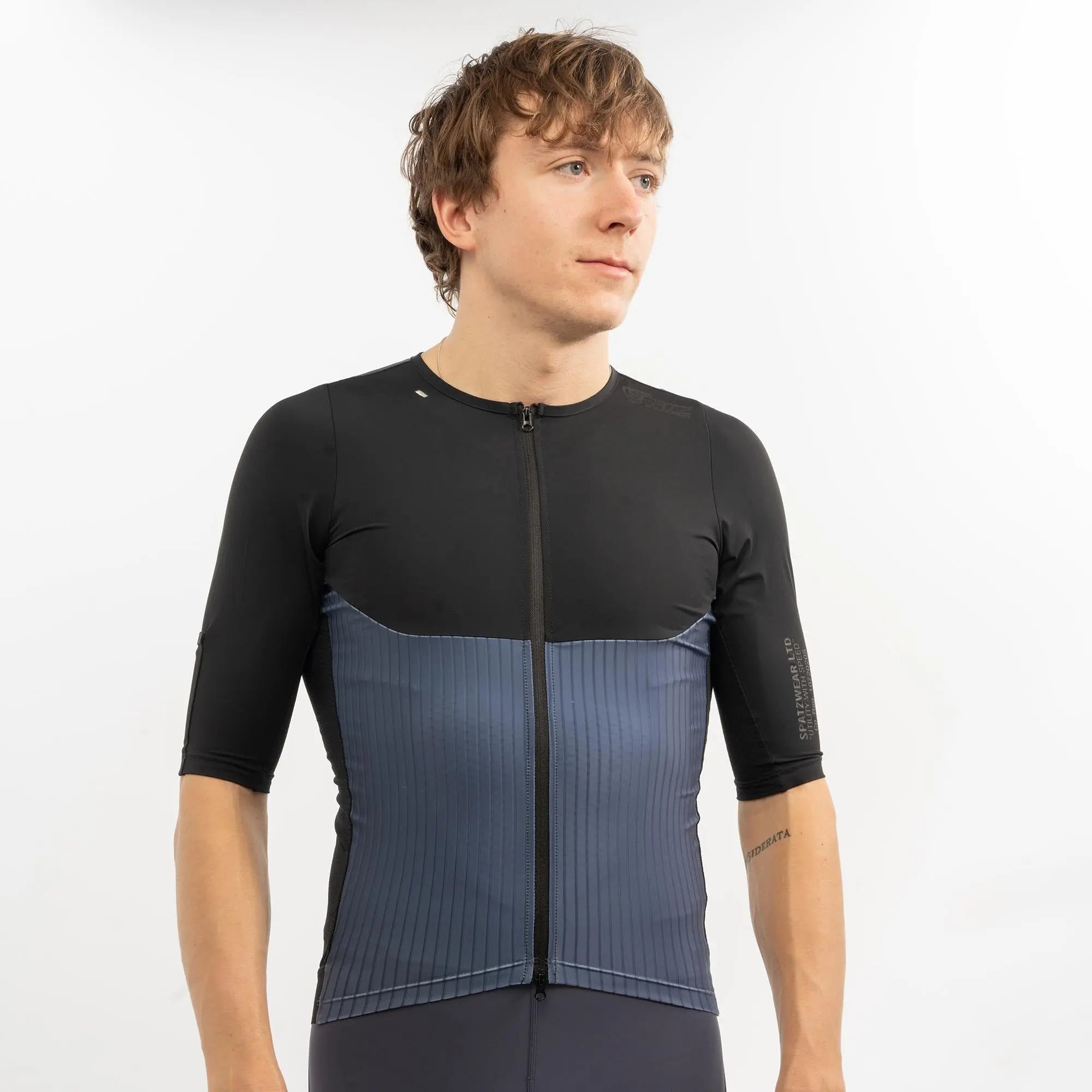 Spatzwear Squadron Short Sleeves Jersey Navy Blue - FREE UK Shipping, FREE 365 Day Returns | Moto Central