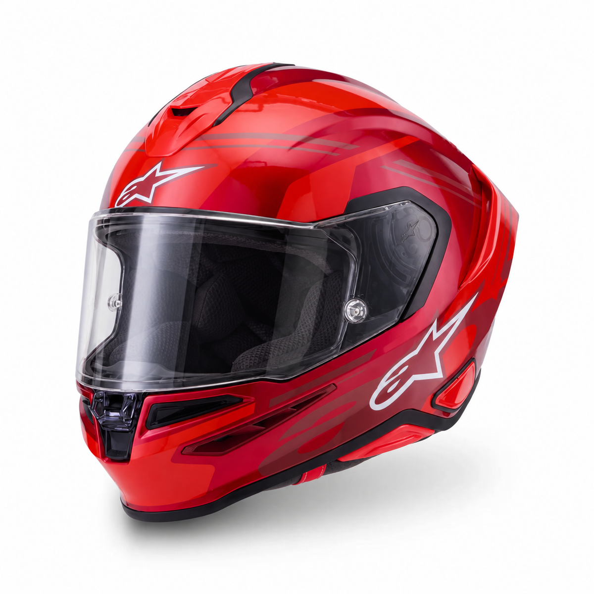Alpinestars S-R7 A-Core Gloss Red / White