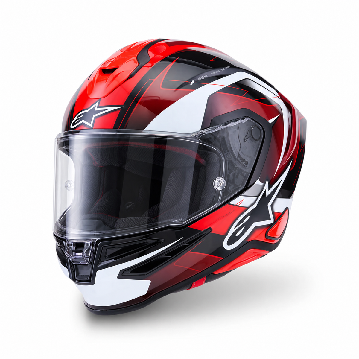 Alpinestars S-R7 Kinetis Gloss Black / Red / White