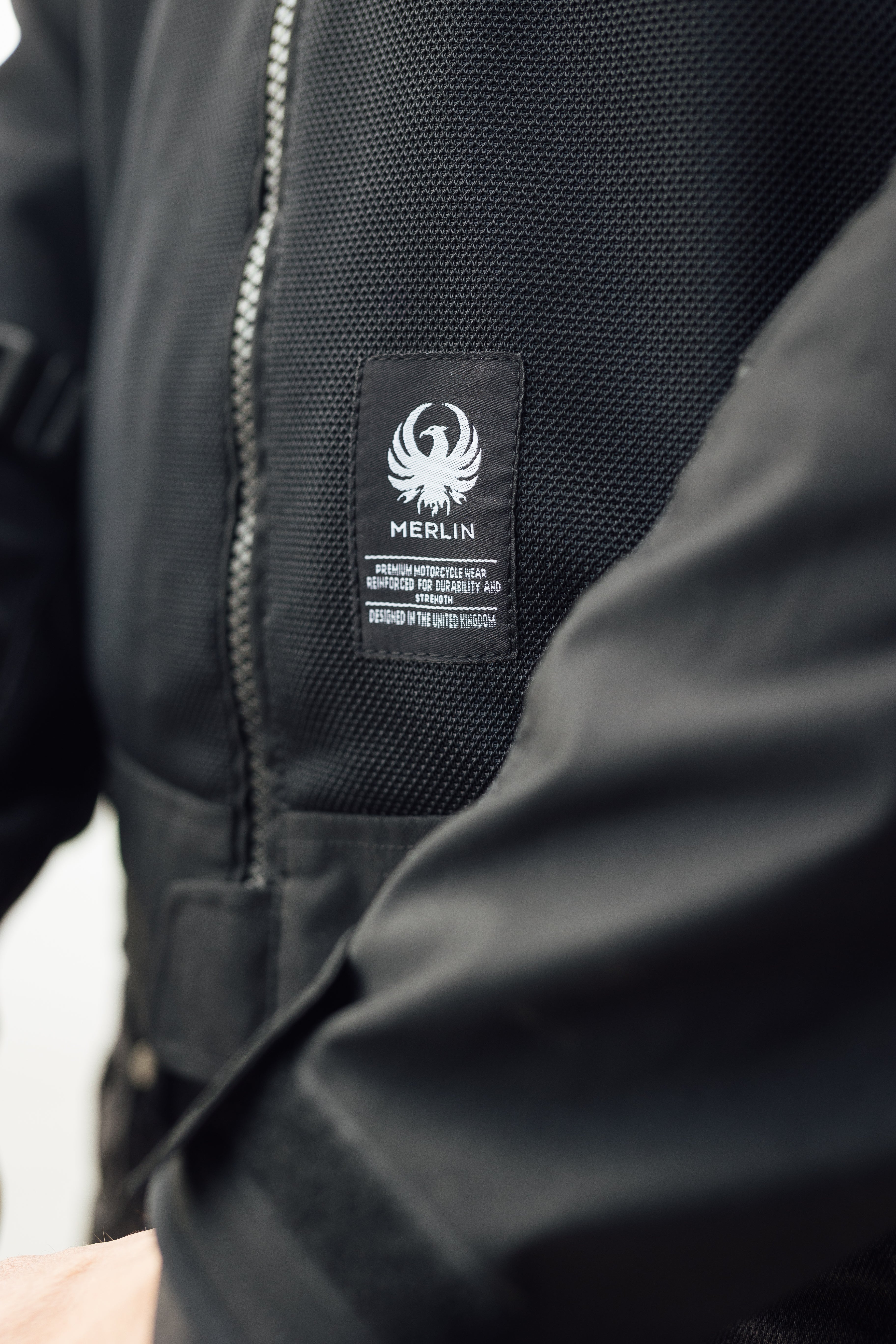 Merlin Prospect Air Mesh Jacket Black FREE UK Delivery, FREE 365 Day Returns | Moto Central