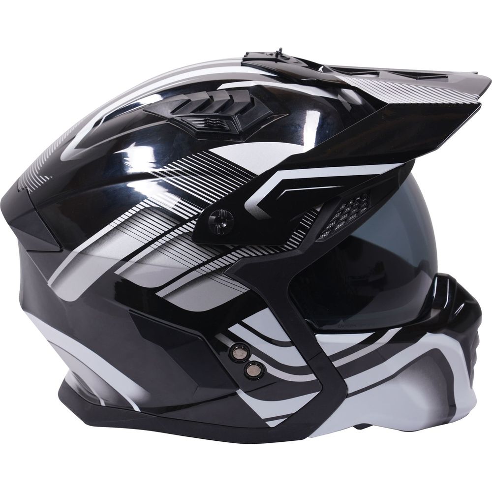 Stealth Fighter Multi Function Convertible Graphic Orbit Black / Gloss Silver