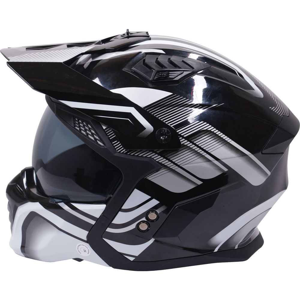 Stealth Fighter Multi Function Convertible Graphic Orbit Black / Gloss Silver