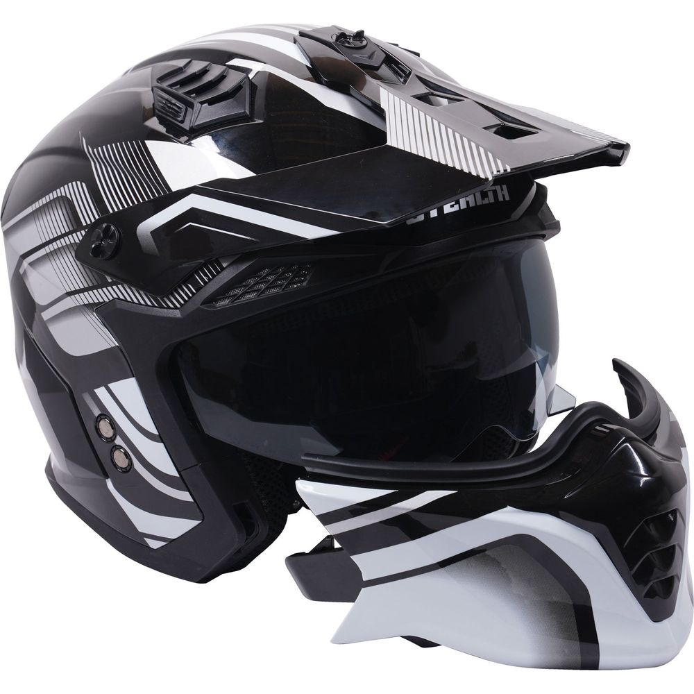 Stealth Fighter Multi Function Convertible Graphic Orbit Black / Gloss Silver