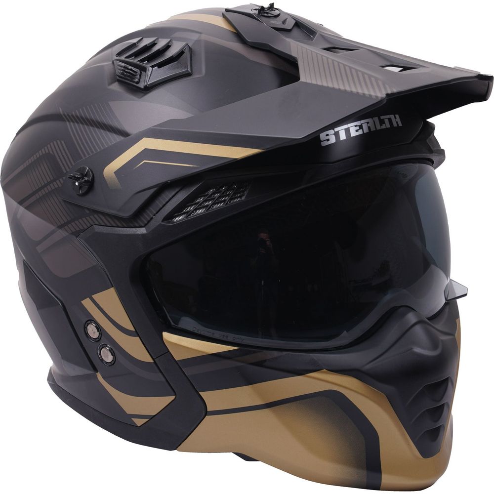 Stealth Fighter Multi Function Convertible Graphic Orbit Black / Matt Gold