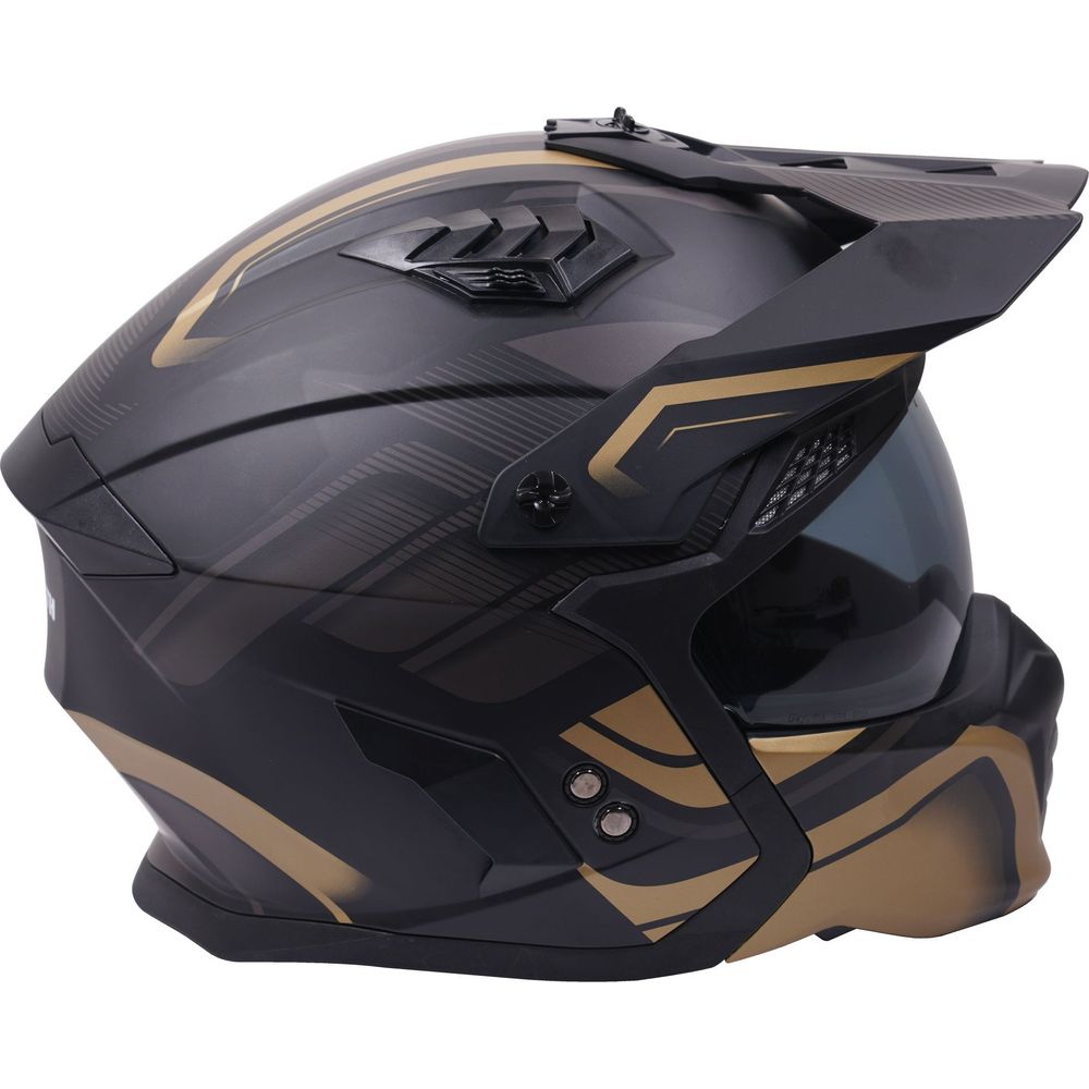 Stealth Fighter Multi Function Convertible Graphic Orbit Black / Matt Gold