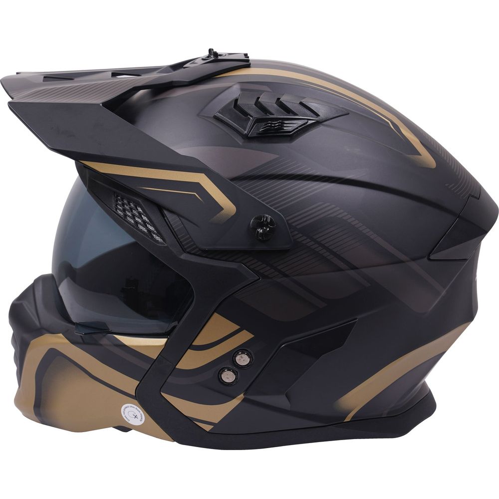 Stealth Fighter Multi Function Convertible Graphic Orbit Black / Matt Gold