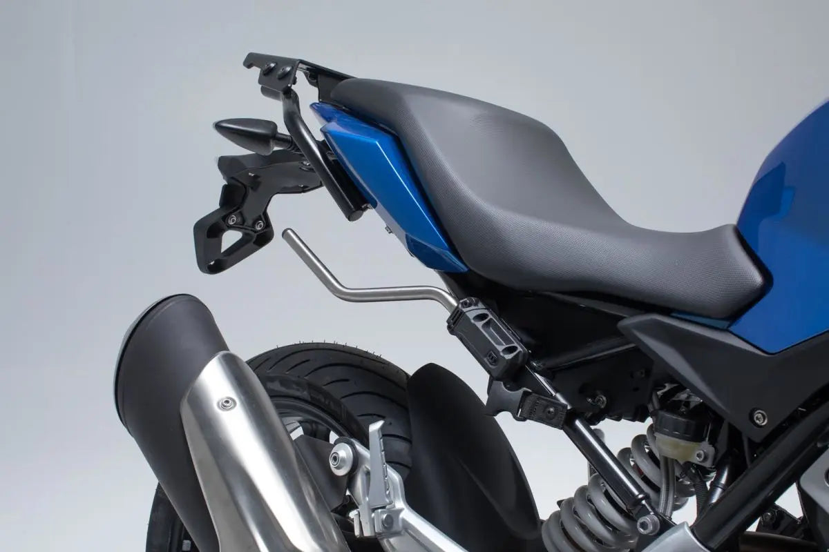 SW-Motech Blaze Saddlebag Spacer Bars Black / Silver | Vendor No HTA.07.740.80900/B FREE UK Delivery, FREE 365 Day Returns | Moto Central