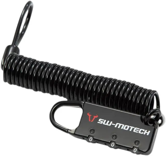 SW-Motech Cable Lock Black For Tank / Tail Bags | Vendor No CLOC0000210100B FREE UK Delivery, FREE 365 Day Returns | Moto Central