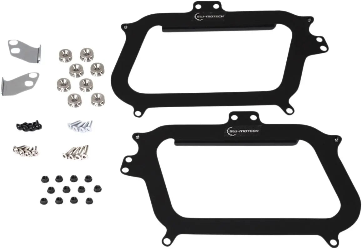 SW-Motech Givi 2 Pieces Side Luggage Carrier With Adapter Kit Black | Vendor No KFT.00.152.10700/B FREE UK Delivery, FREE 365 Day Returns | Moto Central