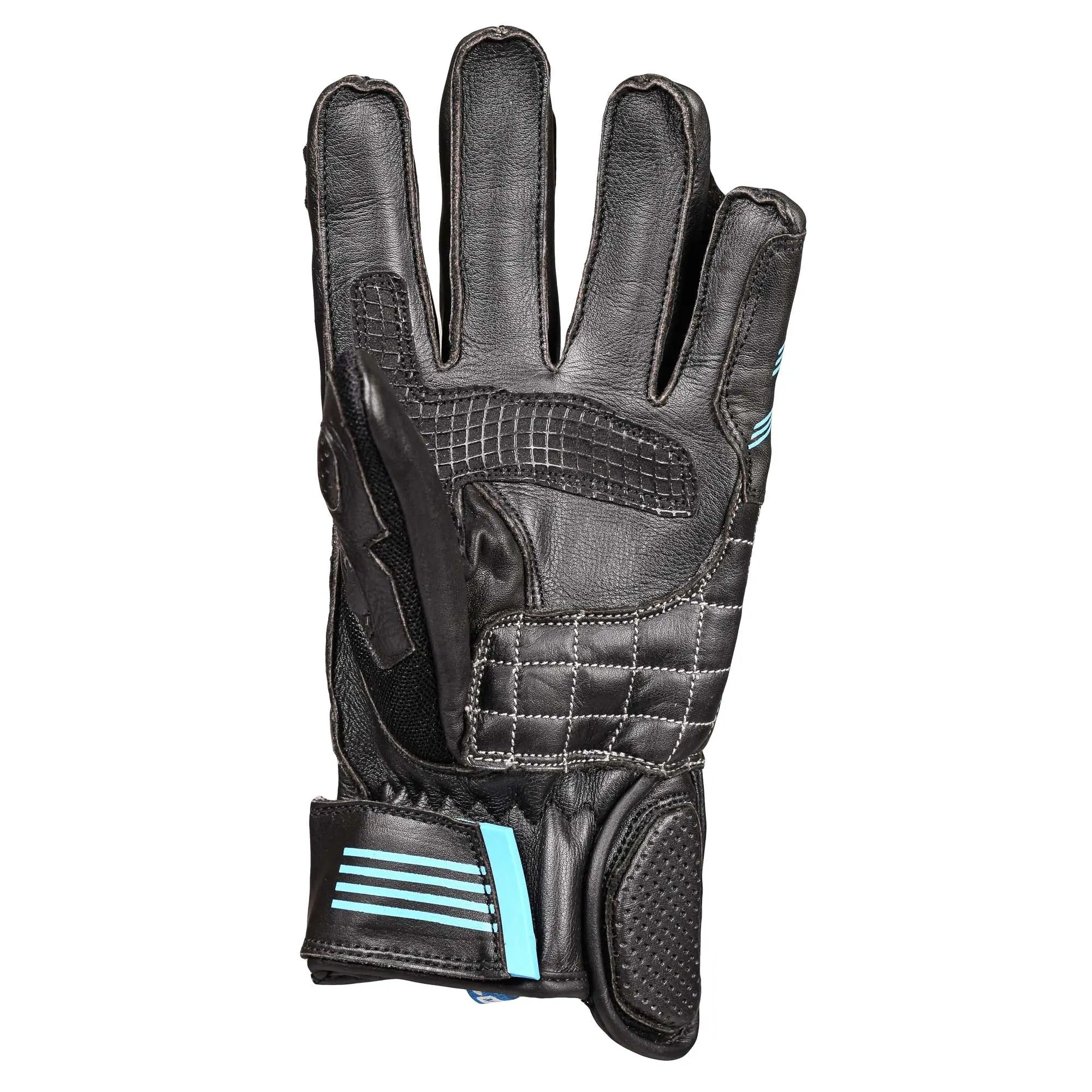 Swift S4 Leather Road Gloves Black - FREE UK Shipping, FREE 365 Day Returns | Moto Central