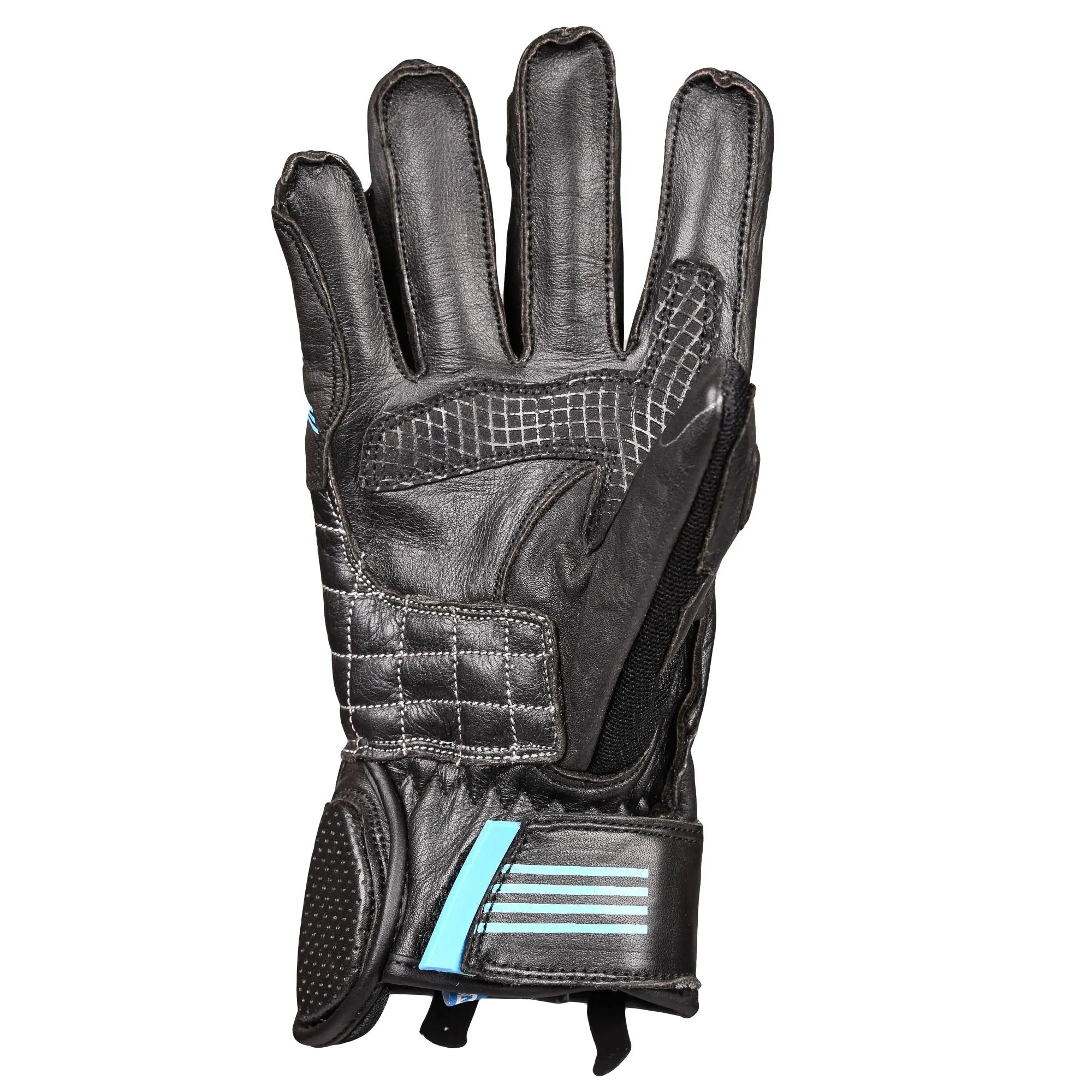 Swift S4 Leather Road Gloves Black - FREE UK Shipping, FREE 365 Day Returns | Moto Central